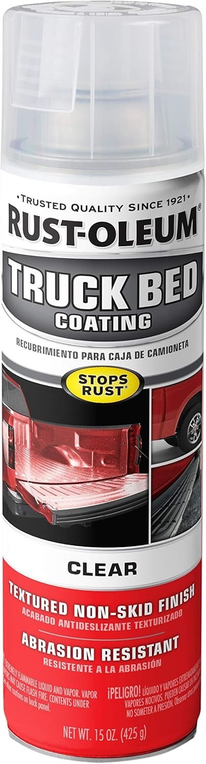 352594 Automotive Truck Bed Coating Spray, 15 Oz, Clear