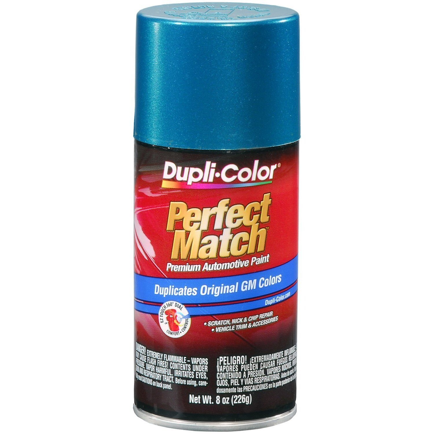 Duplicolor BGM0440 WA9596 For GM Code 43 Aqua Metallic 8 oz Aerosol Spray Paint