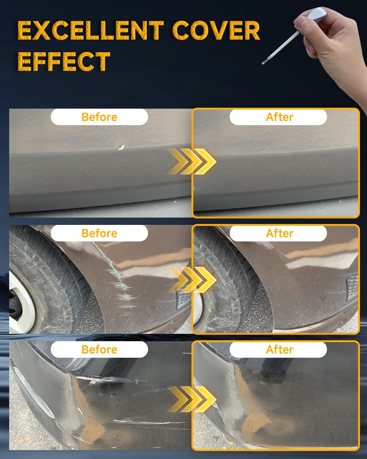 BIOOICH Touch Up Paint Pen for BMW Repair Car Chip and Scratch Exact Color Match
