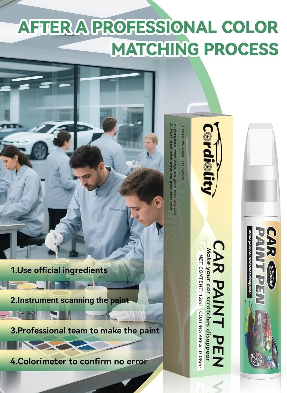 Acrylic Car Scratch Repair Pen for Dodge – Waterproof & Rust-Resistant Fast Fix