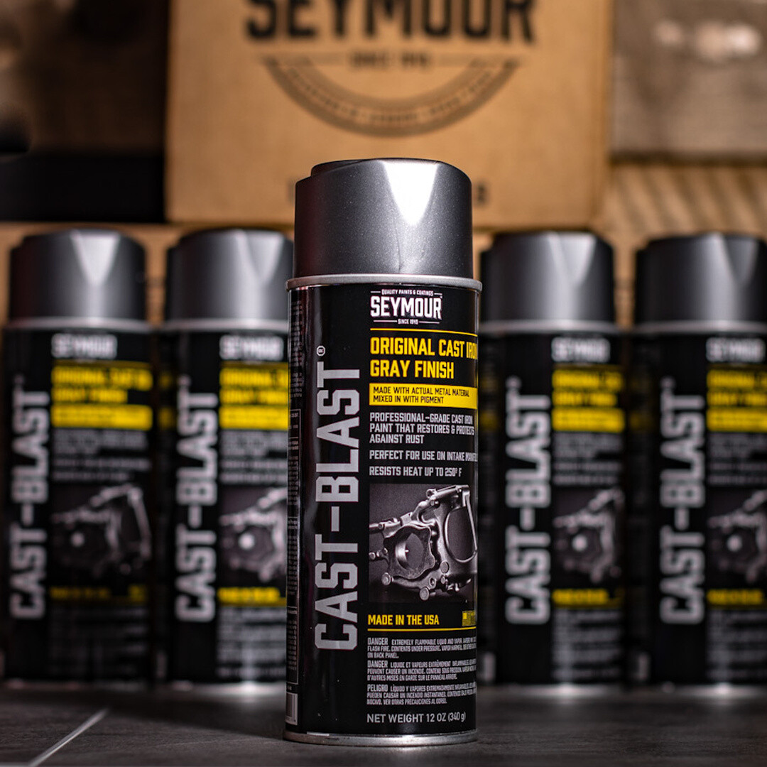 Seymour CA16-48 Cast-Blast Specialty Coating with Metal Paste in 12 OZ