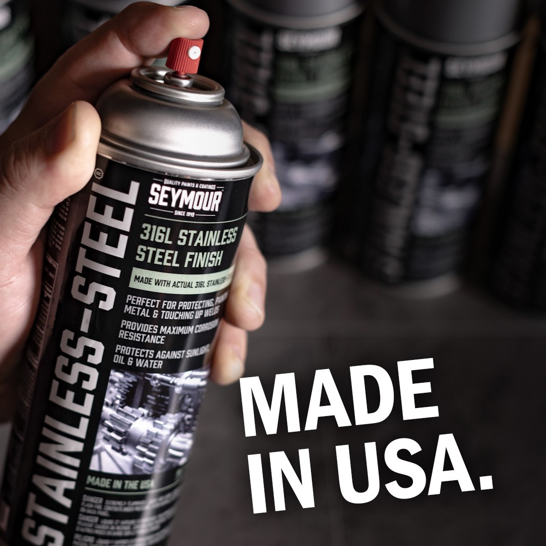Seymour 16-54 Stainless-Blast Automotive Stainless Steel Spray Paint (13 oz)