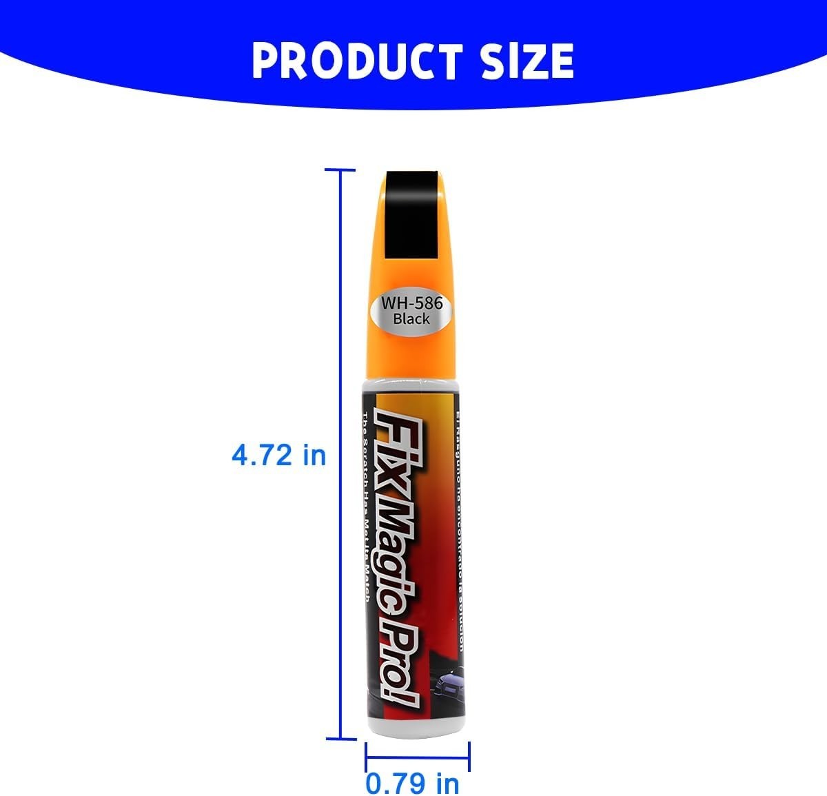Touch Up Paint for Car, Two-in-One Vehicle Fill Paint Pen, 0.4 oz Quick and E…