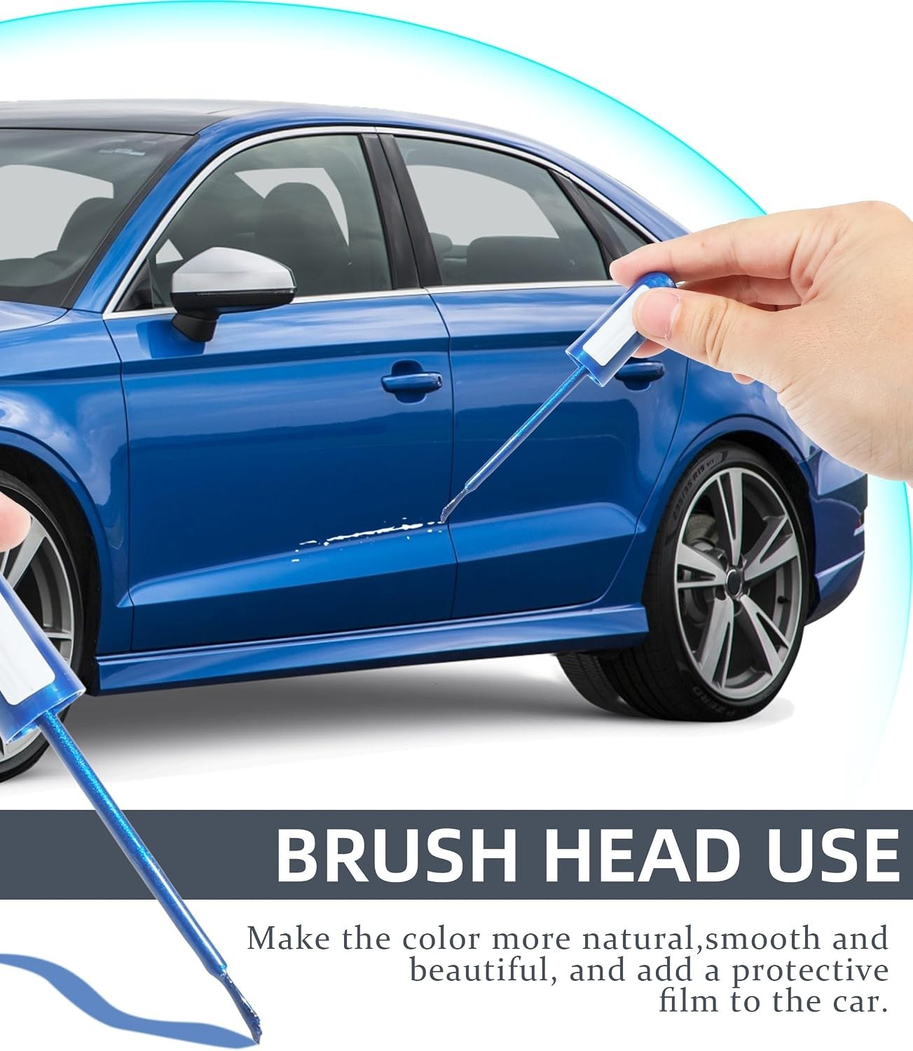 Blue Touch Up Paint Pen for Cars – Rust Resistant with No Color Discrepancy