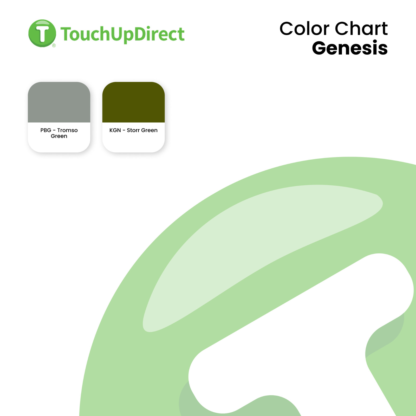 Genesis Touch Up Paint by TouchUpDirect – Brush or Spray Paint – Choose A Color