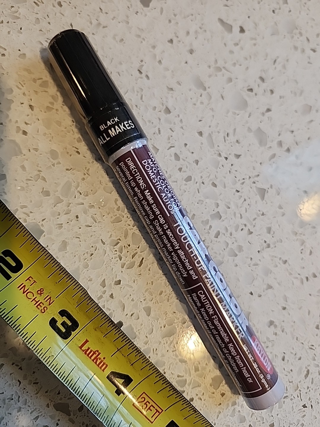 Vintage Krylon Touch Up Paint Marker Black All Makes