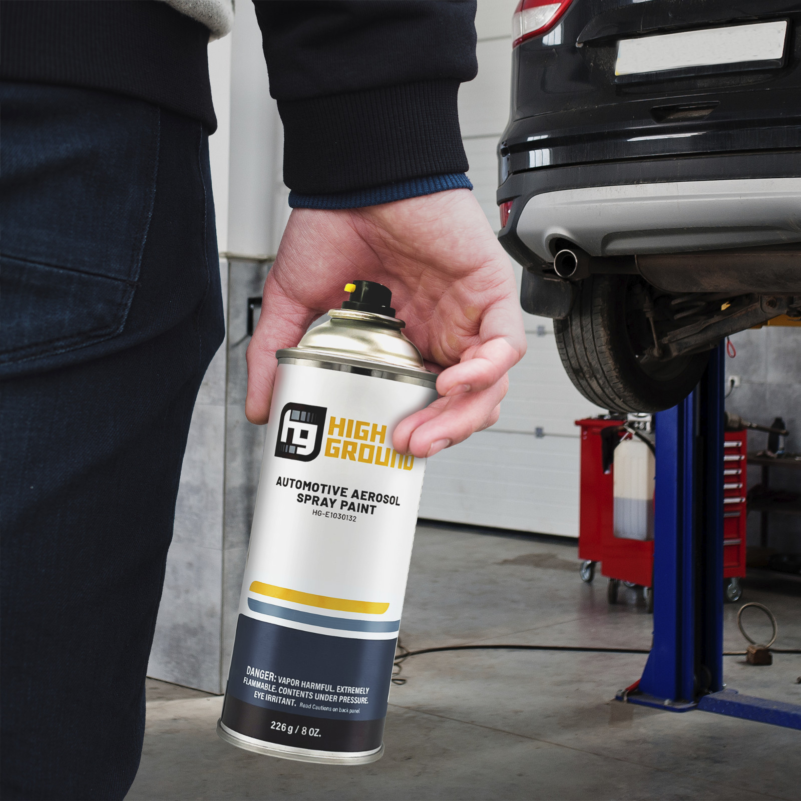 HIGH GROUND Factory Matched Automotive Spray Paint for Honda Vehicles (B537M)