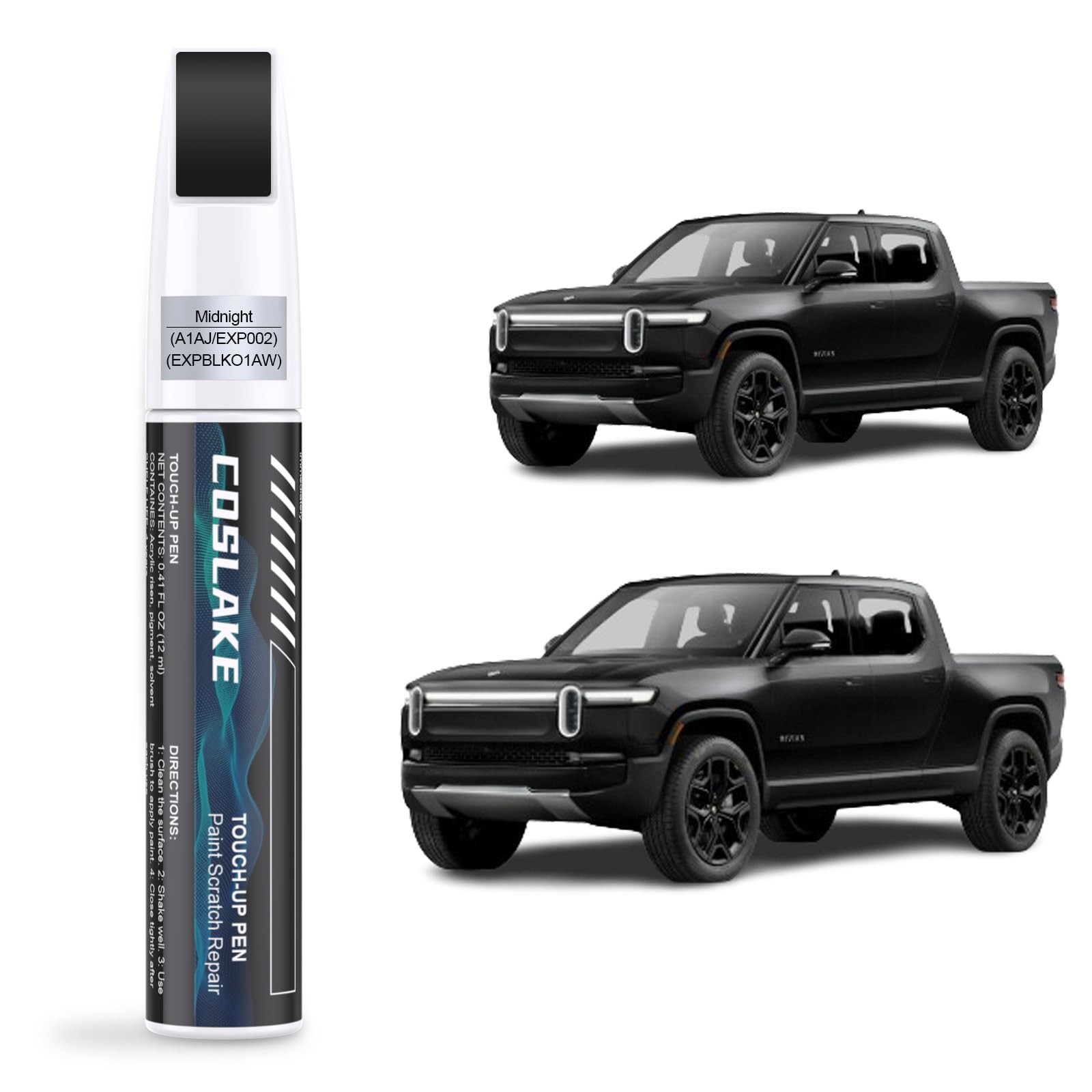0.41 Fl Oz (Pack of 1), Midnight(A1AJ/EXP002/EXPBLKO1AW) for 2025 R1T/2024…