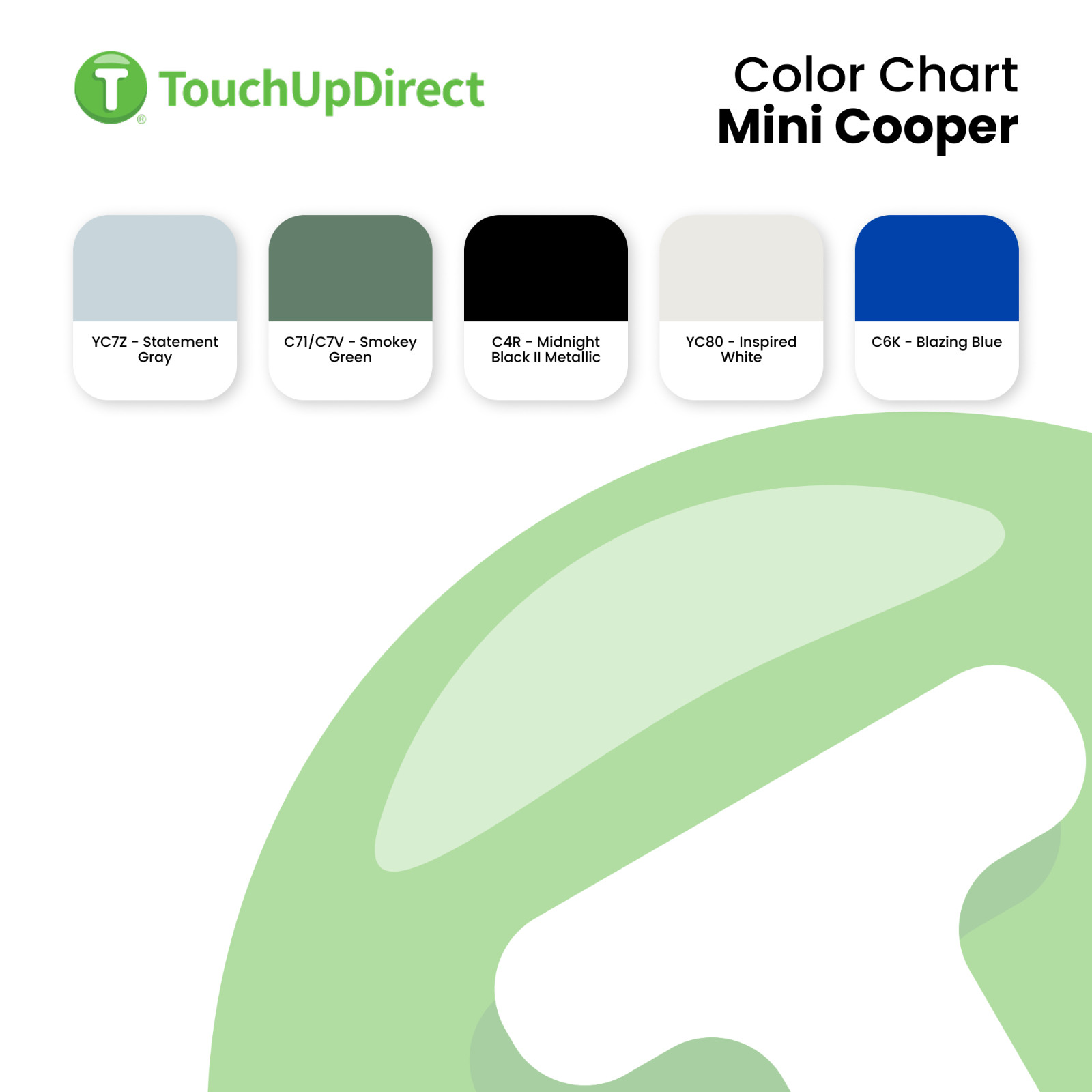Mini Cooper Touch Up Paint by TouchUpDirect – Brush or Spray Paint –Choose Color