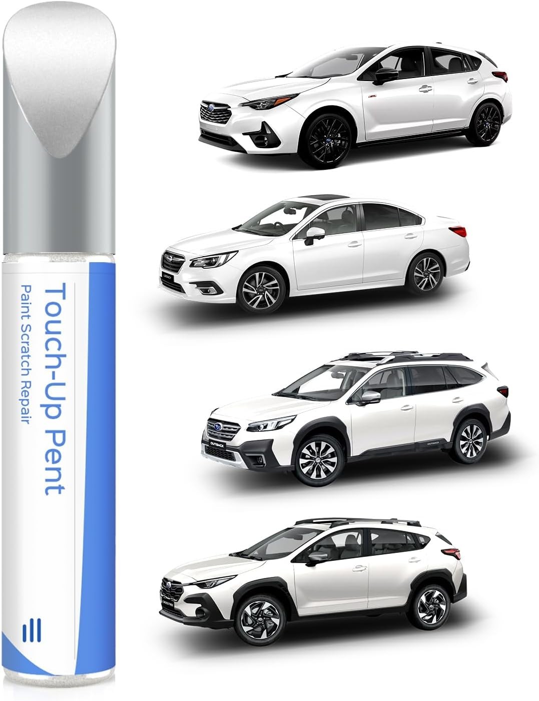 Durable K1X Touch-Up Paint for Subaru Models – Crystal White Pearl, 0.41 Fl Oz
