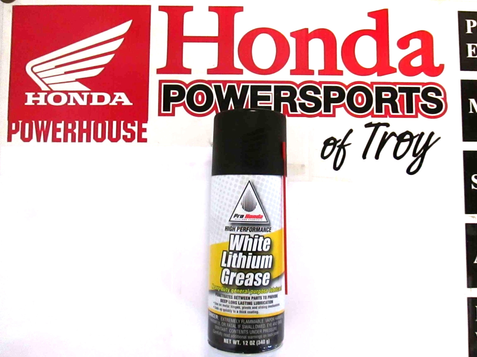 NEW PRO HONDA HIGH PERFORMANCE WHITE LITHIUM GREASE *12 OUNCE CAN*
