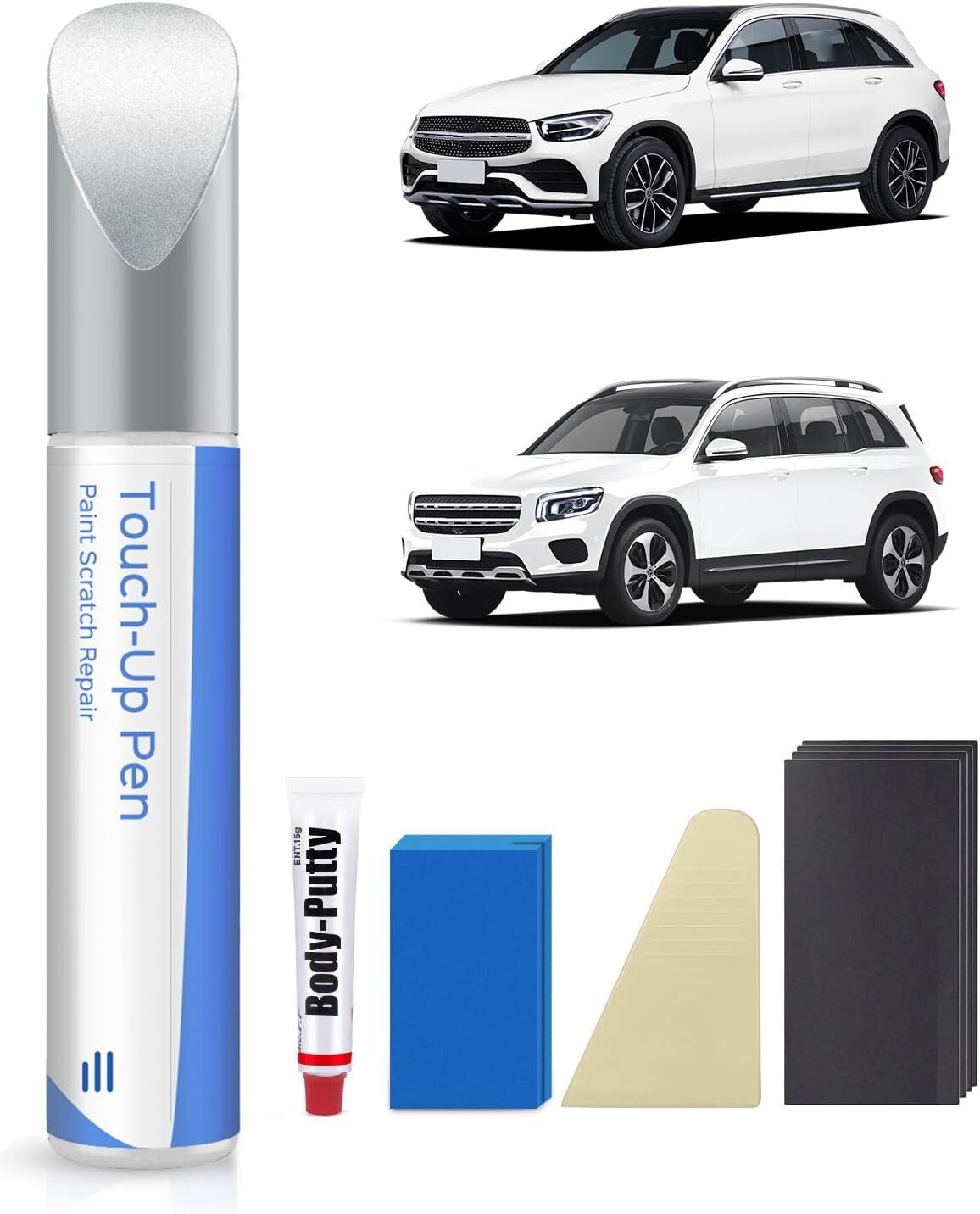 149 9149 Mercedes Polar White Touch-Up Paint Kit for Chips & Scratches