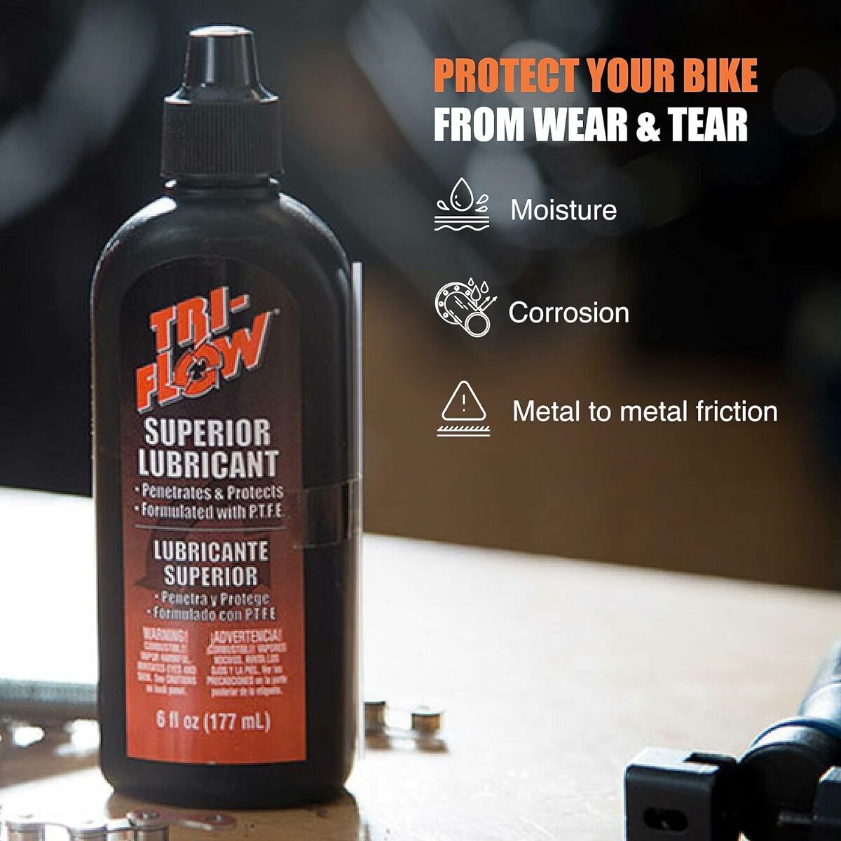 Tri Flow TF200050 Teflon Lube (6-OZ Spray