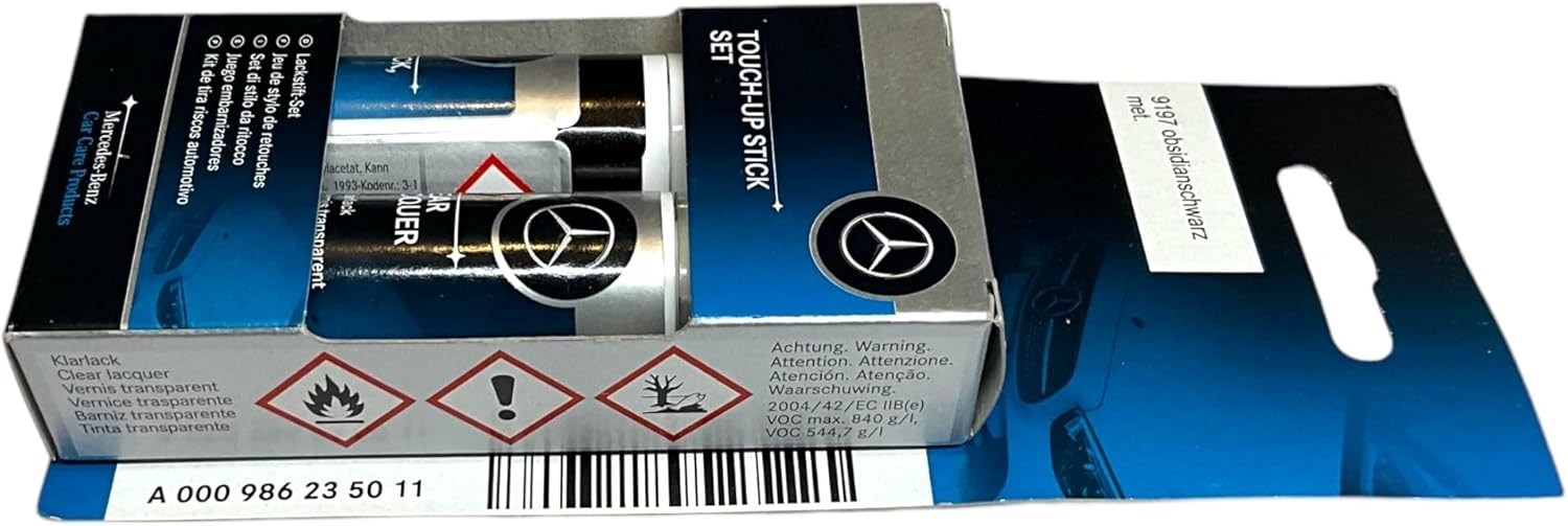 Obsidian Black Touch Up Paint – 2-Part Formula for Perfect Automotive Repair