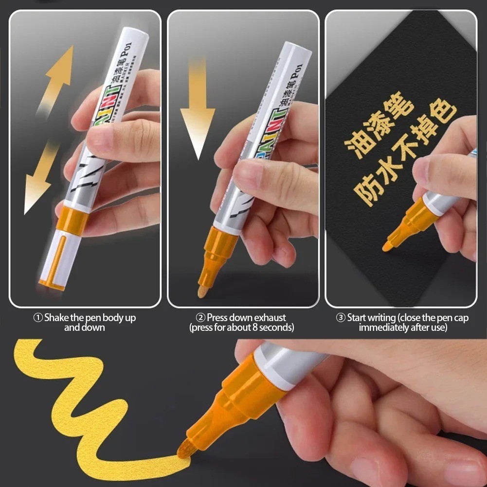 Car Scratch Repair Pen Auto Touch Up Paint Pen Fill Remover Vehicle Tyre Paint