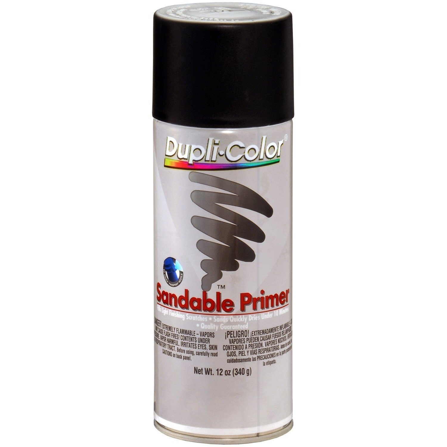 Duplicolor DAP 1698 Hot Rod Black Sandable Primer 12oz. Aerosol Spray Paint
