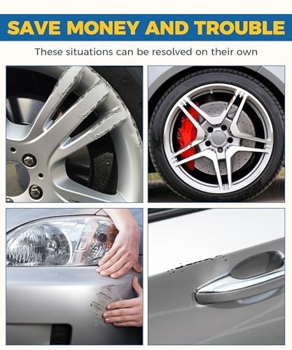 Touch Up Paint Car Wheel Rim Scratch Repair Pen Silver Waterproof Rust Resistant