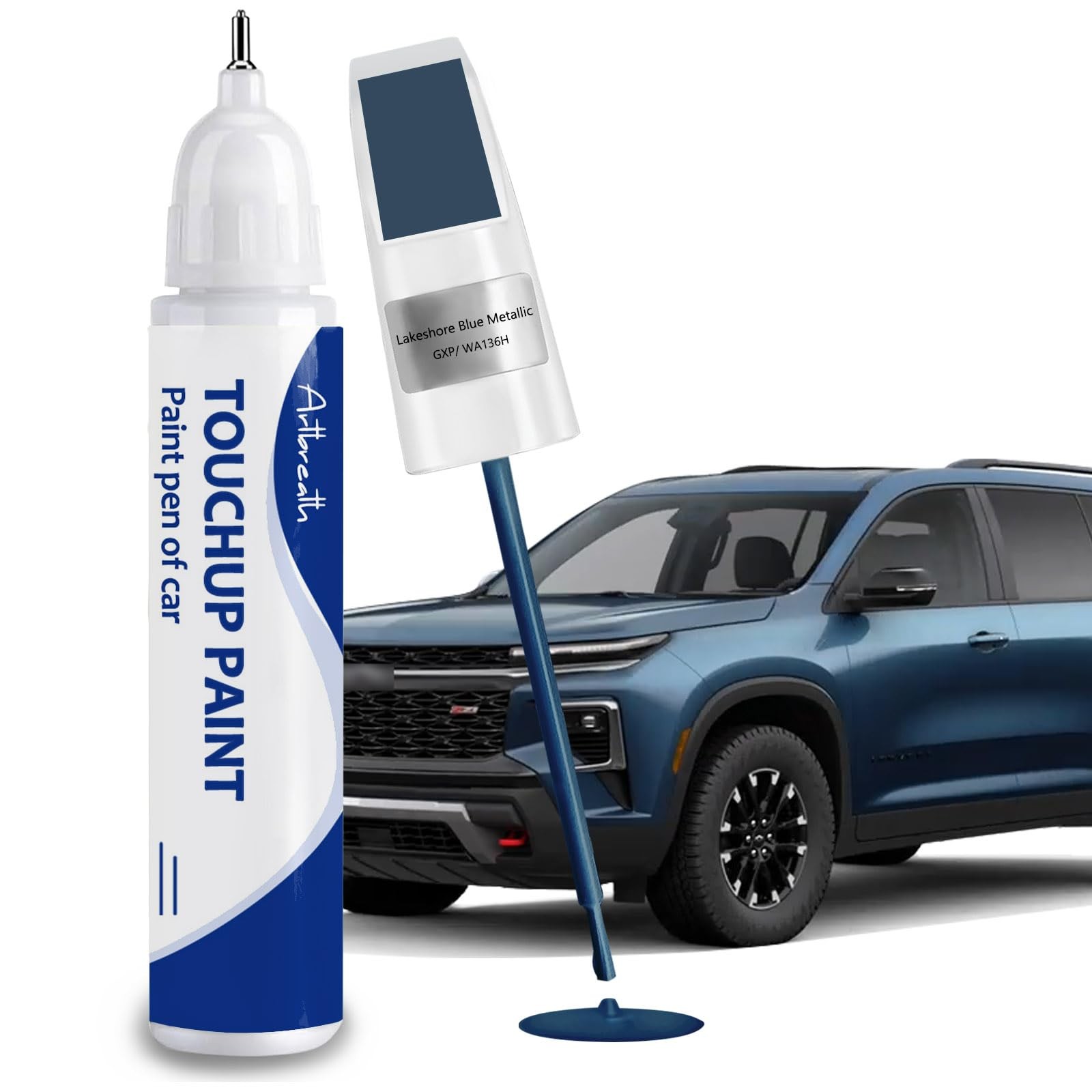 Touch Up Paint Kit For Chevrolet GXP WA136H Lakeshore Blue Metallic Repair