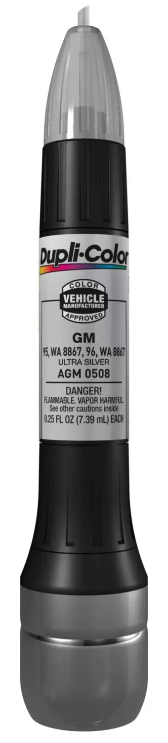 Dupli-Color AGM0508 Scratch Fix All-In-1 Touch-Up Paint GM Ultra Silver 0.25 oz.