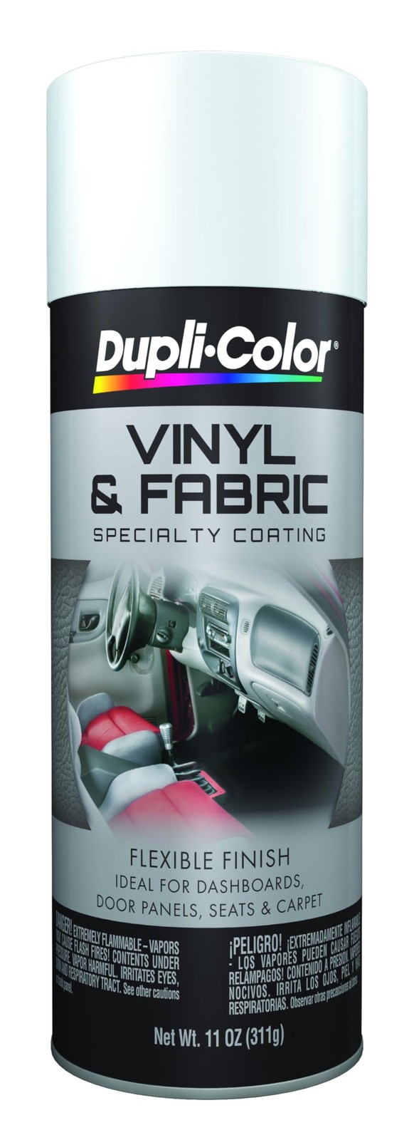Dupli-Color HVP105 Vinyl and Fabric Coating Spray 11 Ounce (Pack of 1), White