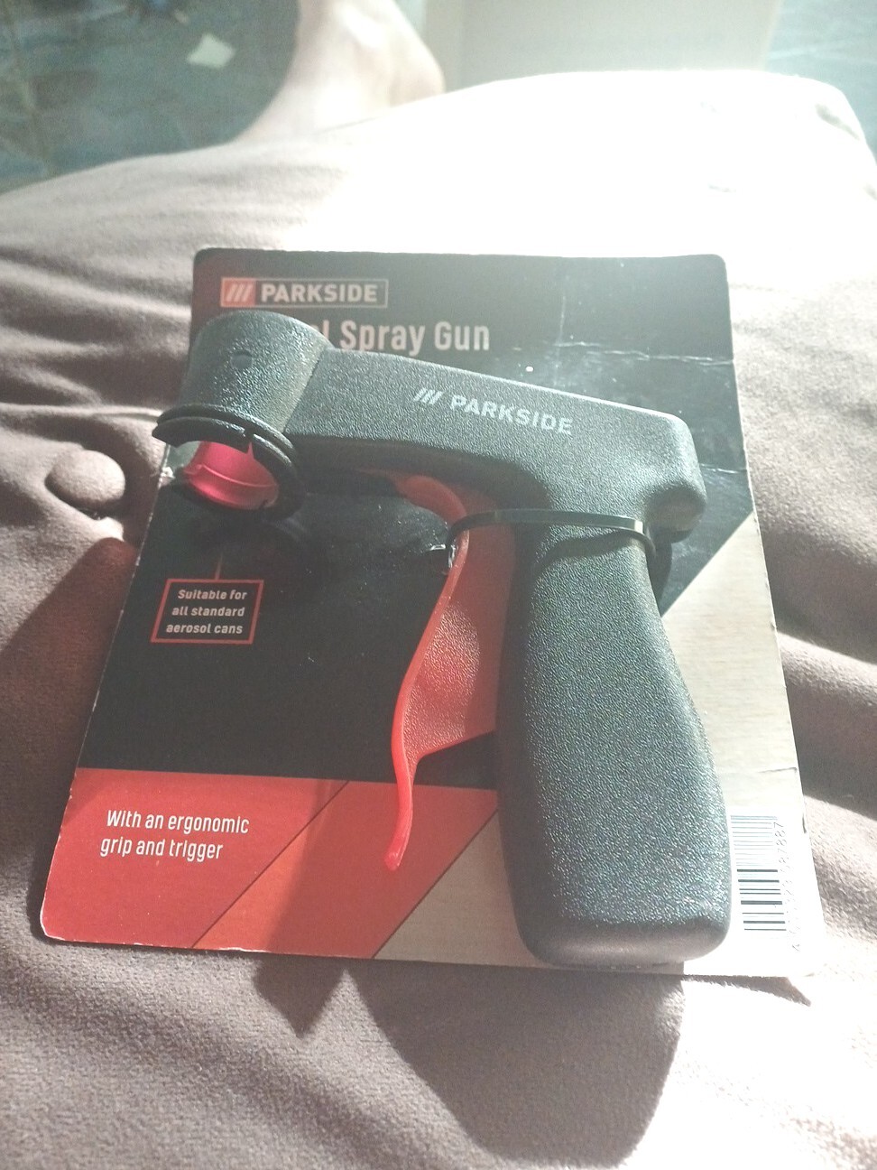 Parkside Aerosol Spray Gun – suitable for all standard aerosol cans Free Post
