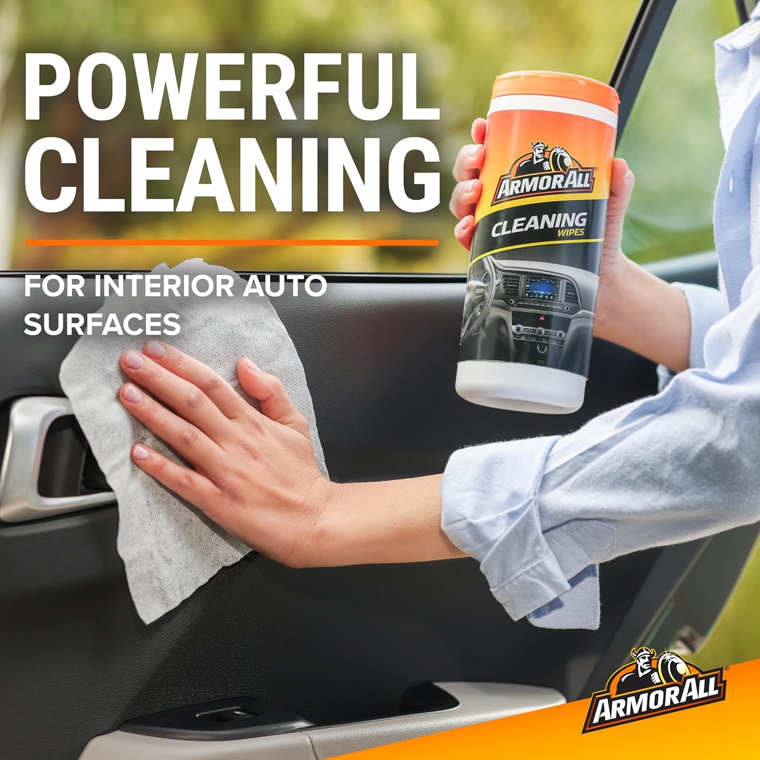 Armor All Car Cleaning Wipes, Wipes for Interior and Exterior, 90…