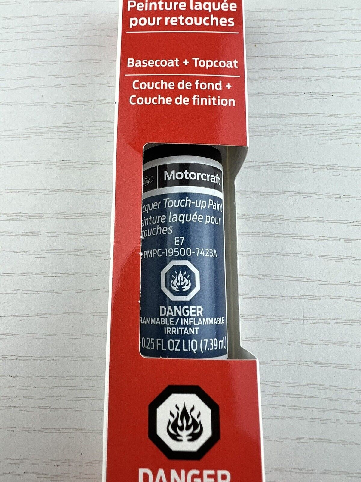 2021-2023 Ford Bronco OEM Touch Up Paint Bottle Velocity Blue E7 & Clear Coat