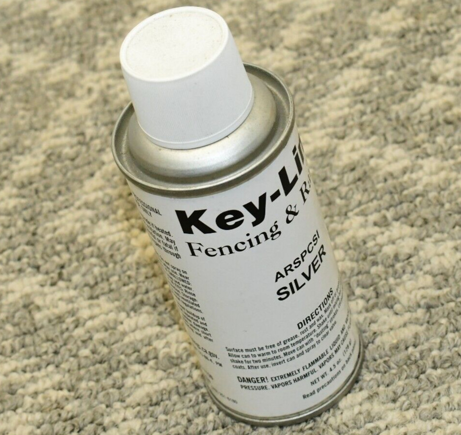 SILVER Touch-Up Spray Paint for Key-Link Railing Fencing ARSPCSI 4.5 oz Can