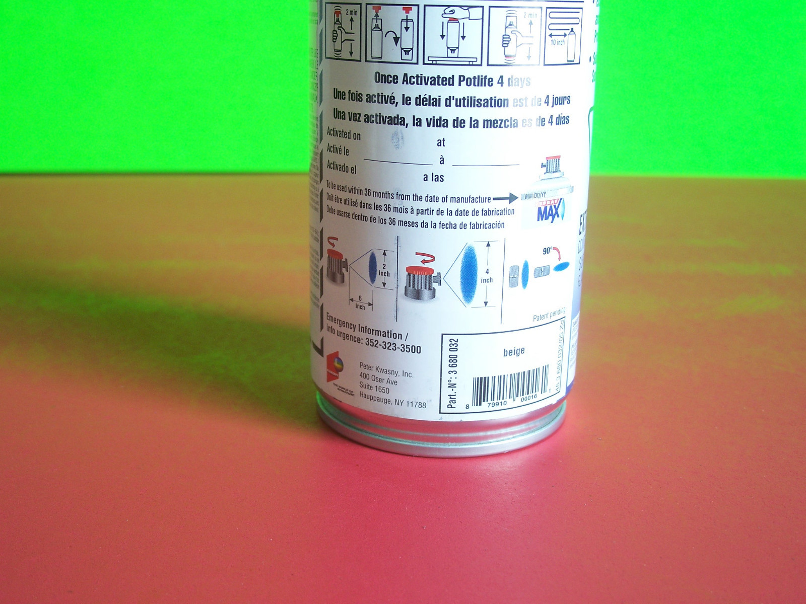 USC SPRAY MAX 2K EPOXY RUST CURE PRIMER 3680032 AEROSOL SPRAY CAN