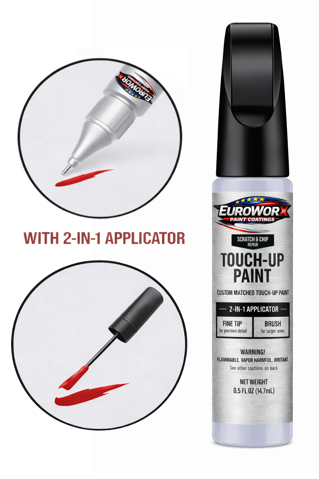 Hyundai Professional Touch Up Paint Pen + Brush – Choose Color
