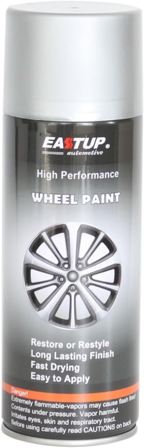 Matt Silver Metallic Wheel Paint – Brilliant Finish, Quick Drying 400ml