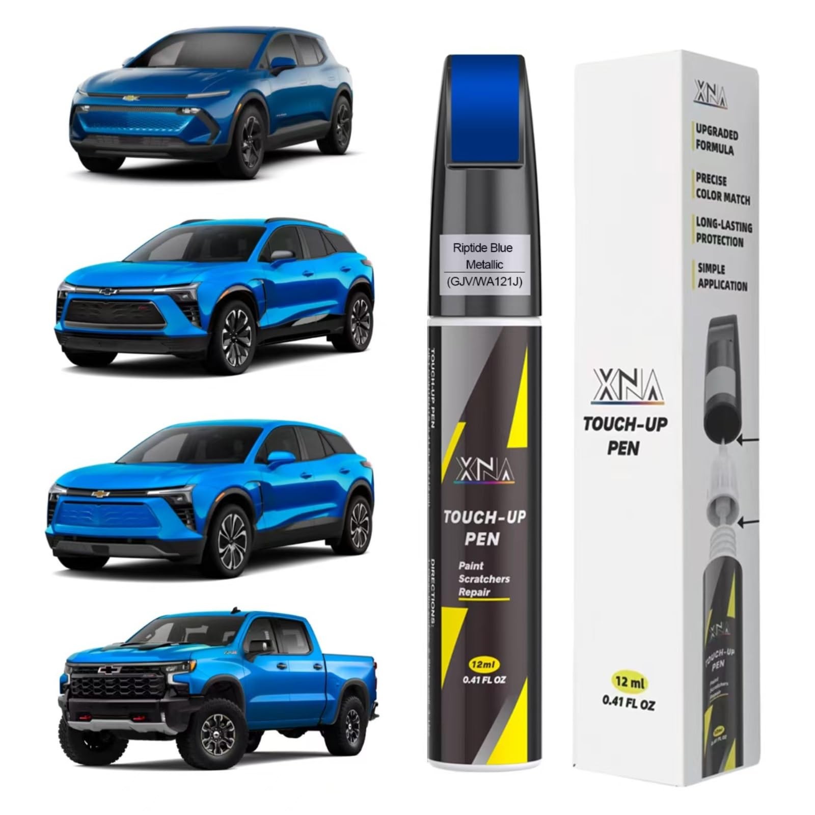 Touch Up Paint Kit For GM GJV WA121J Riptide Blue Metallic Scratch Repair