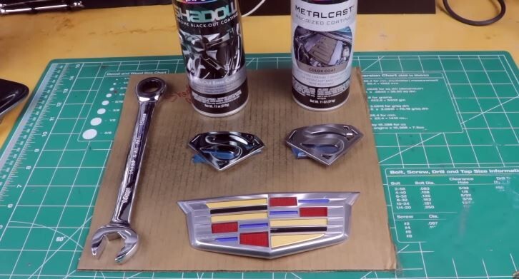 Smoke Black Chrome Anodized Spray Paint +Primer Ground Heat Resist Coating 2 Can