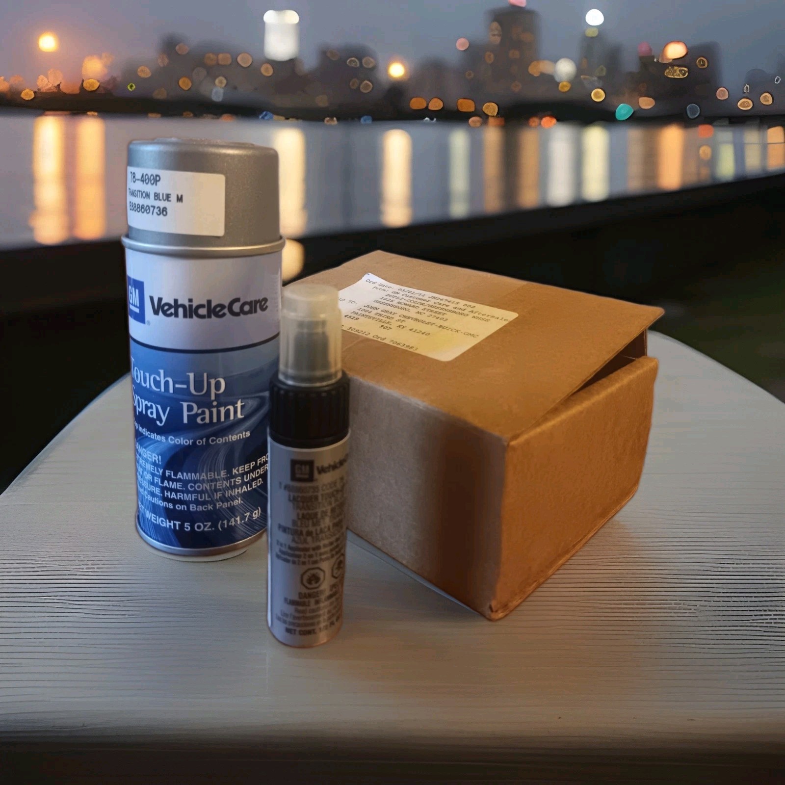 GM Factory Dealership Touch-up Paint Kit/Transition Blue M 78-400P/Unused