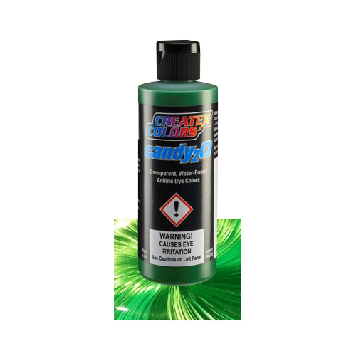 Createx Candy₂O Poison Green 4oz (120ml) Automotive Airbrush Paint