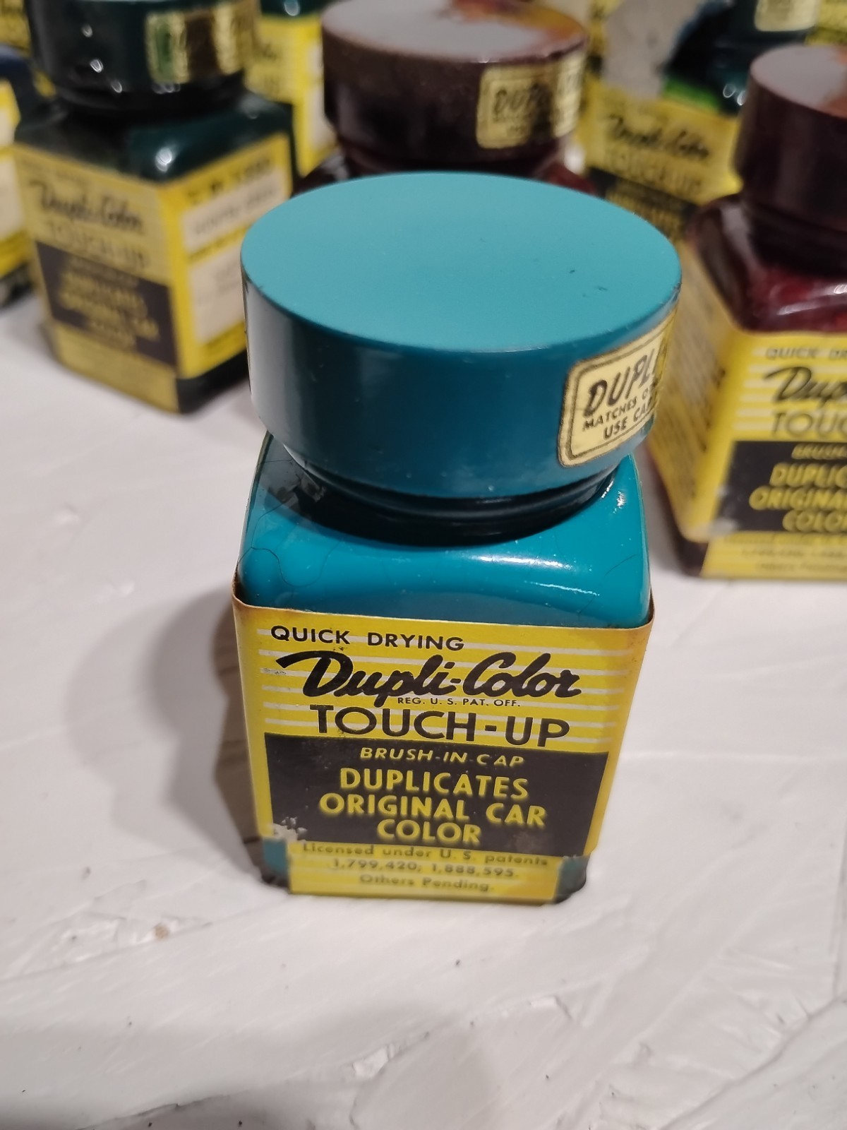 Dupli-Color Touch-Up VTG -30 Paint Bottles Lot – Mostly 1950’s NASH – Empty/Dry