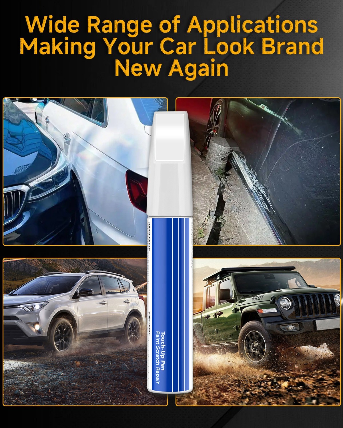 BIOOICH Touch Up Paint Pen for Honda Repair Car Chip and Scratch Color Match