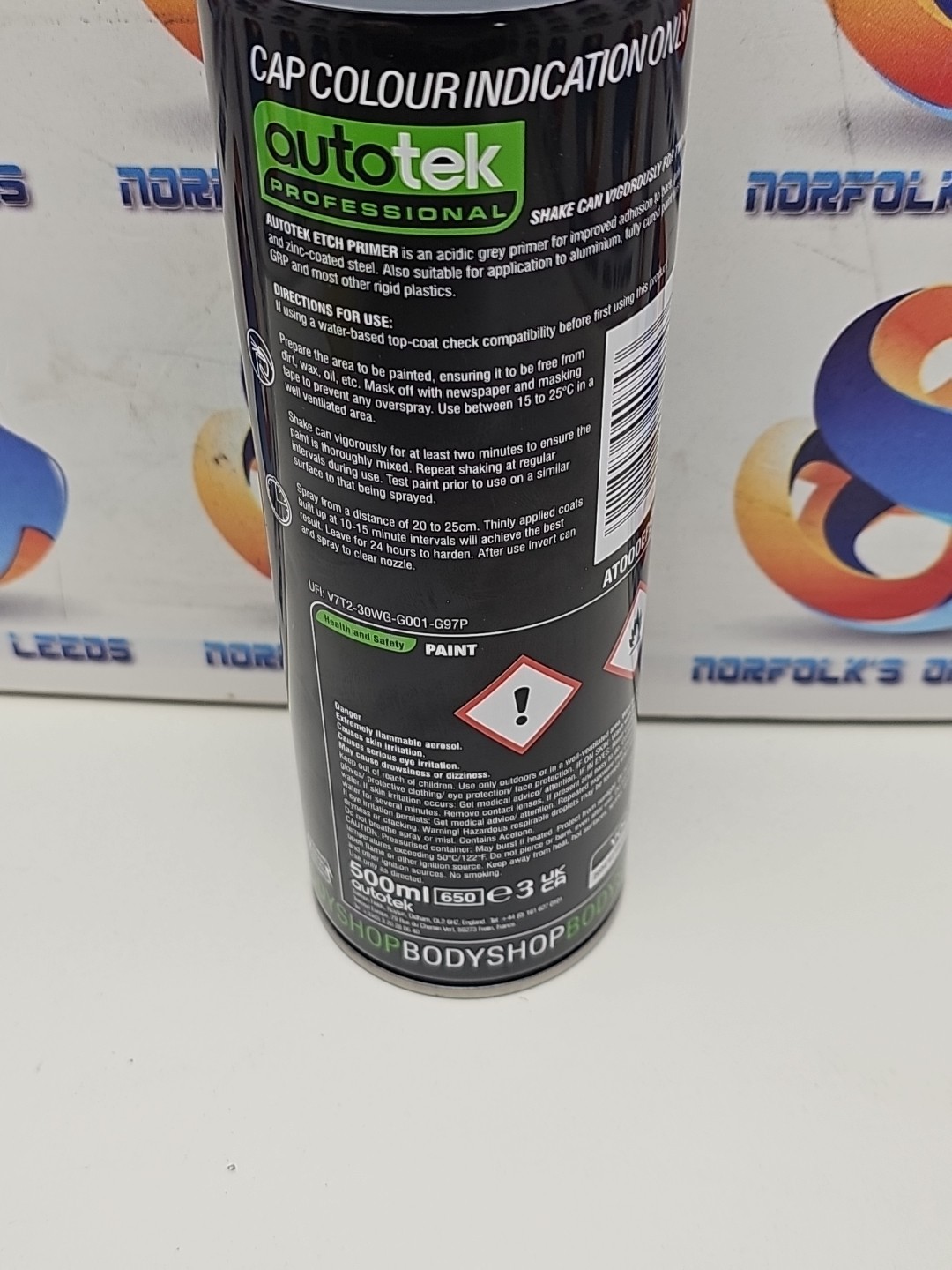grey etch Primer Autotek Aerosol 500ml acrylic primer M
