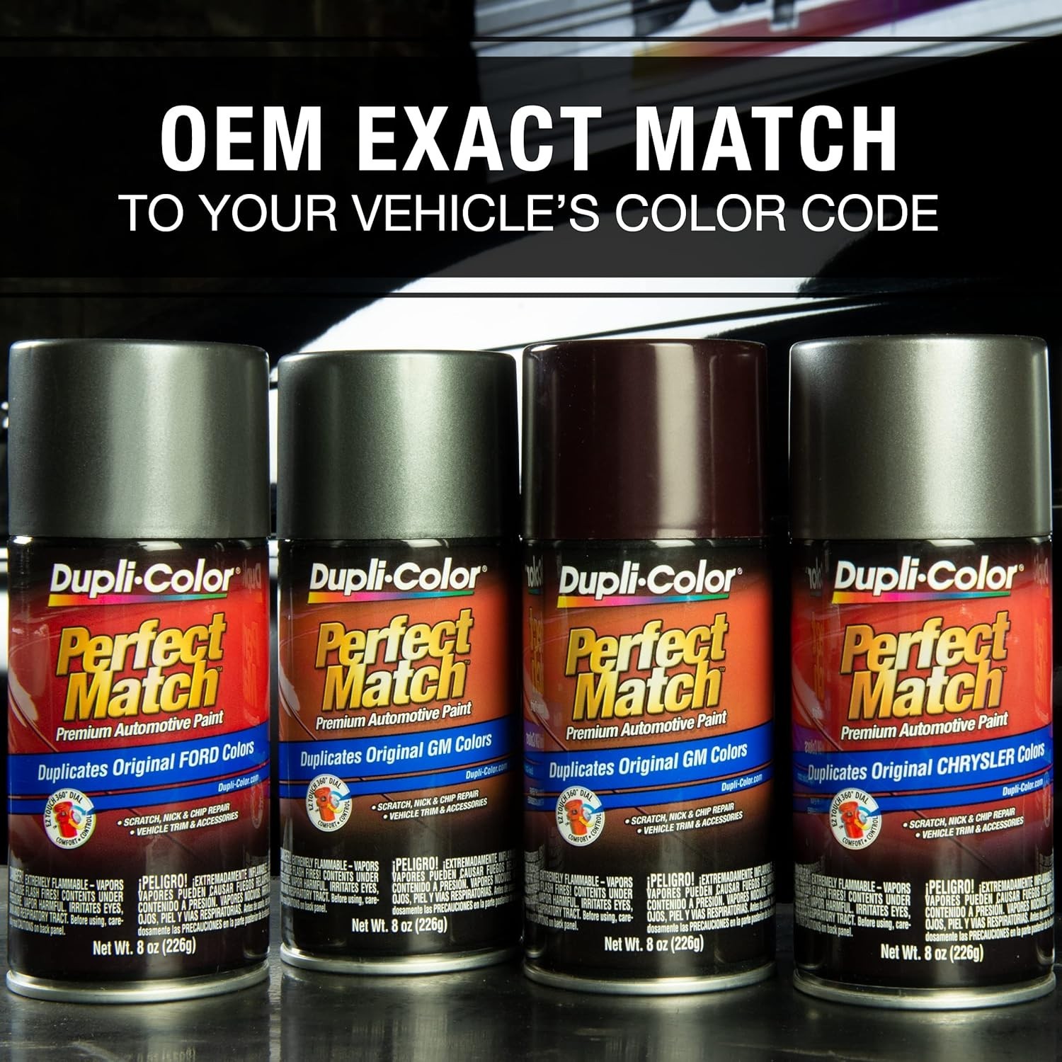 High-Quality General Motors Olympic White Spray Paint – 8 oz with Gloss Finish