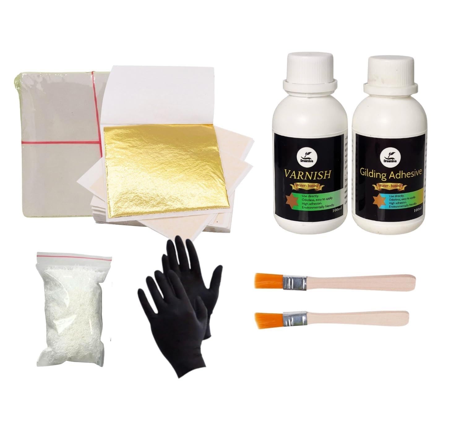 100ml Gold Leaf Adhesive & Protective Varnish – Ideal for Art and Restoration