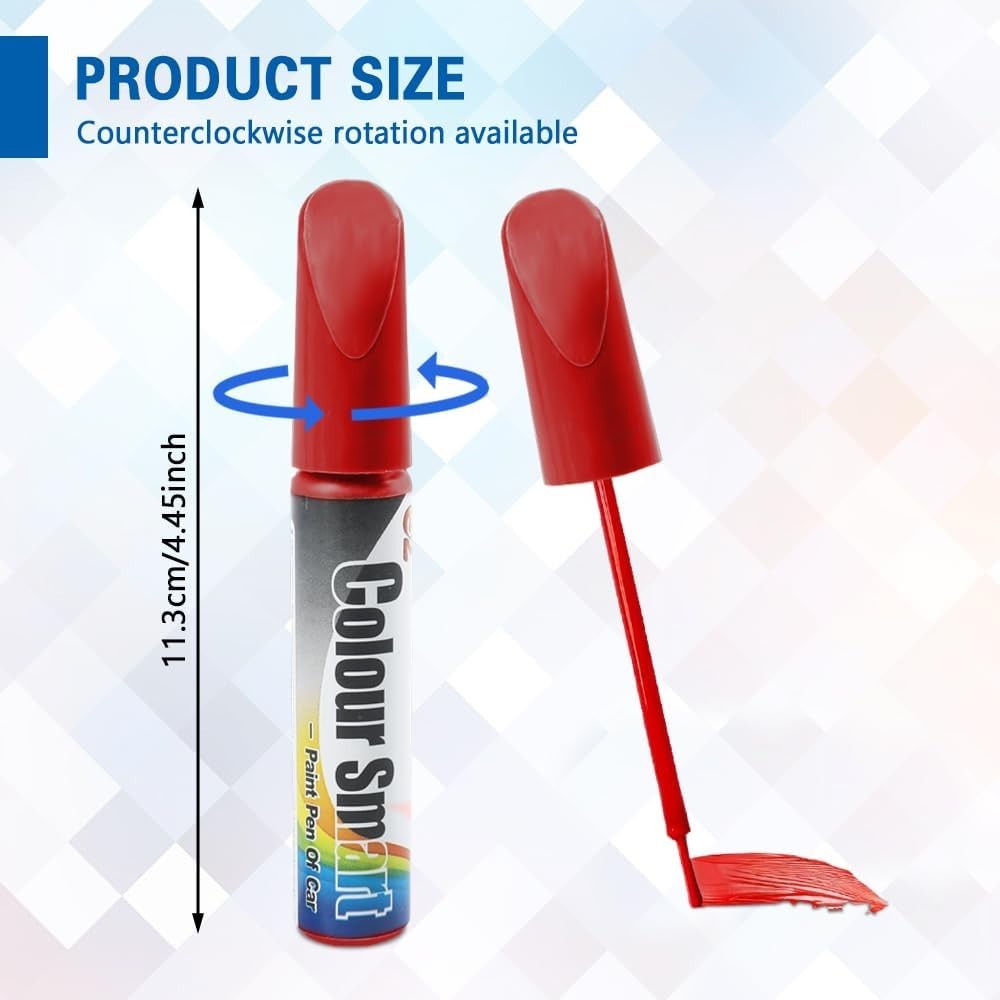 Red Pearl Touch Up Paint For Cars, Automotive Car Paint Pen Scratch Repair