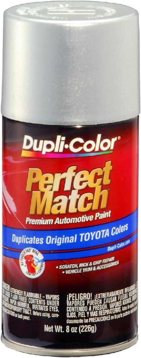 Duplicolor BTY1615 Perfect Match Toyota Titanium Metallic 8oz Aerosol 1D4 – 6PK
