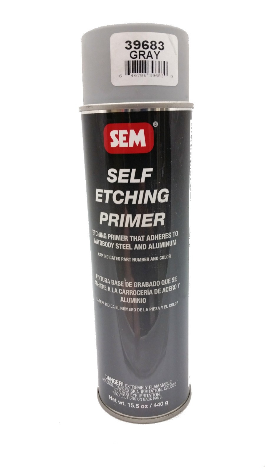 SEM Gray Self Etching Primer Aerosol Paint 39683