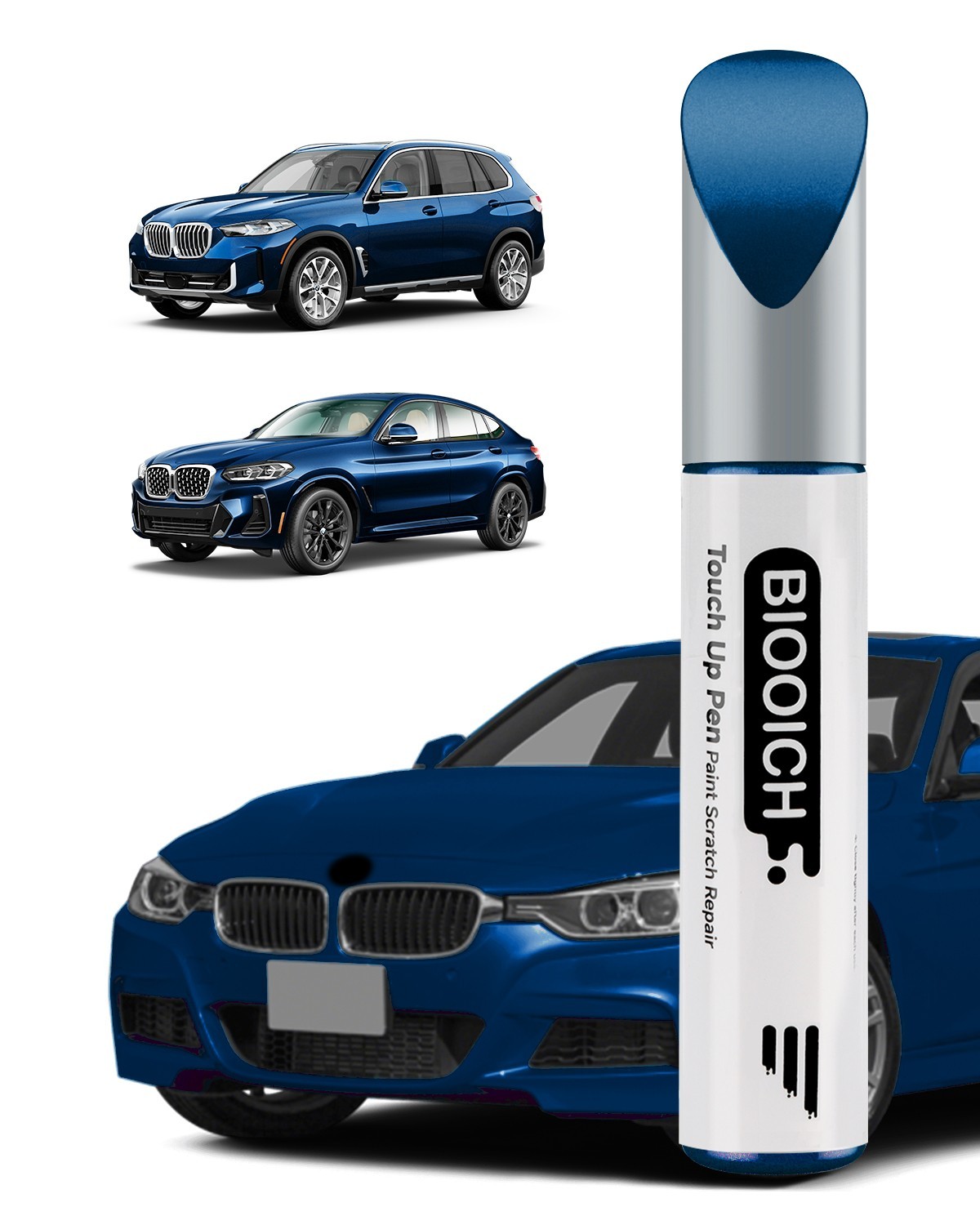 BIOOICH Touch Up Paint Pen for BMW Repair Car Chip and Scratch Exact Color Match