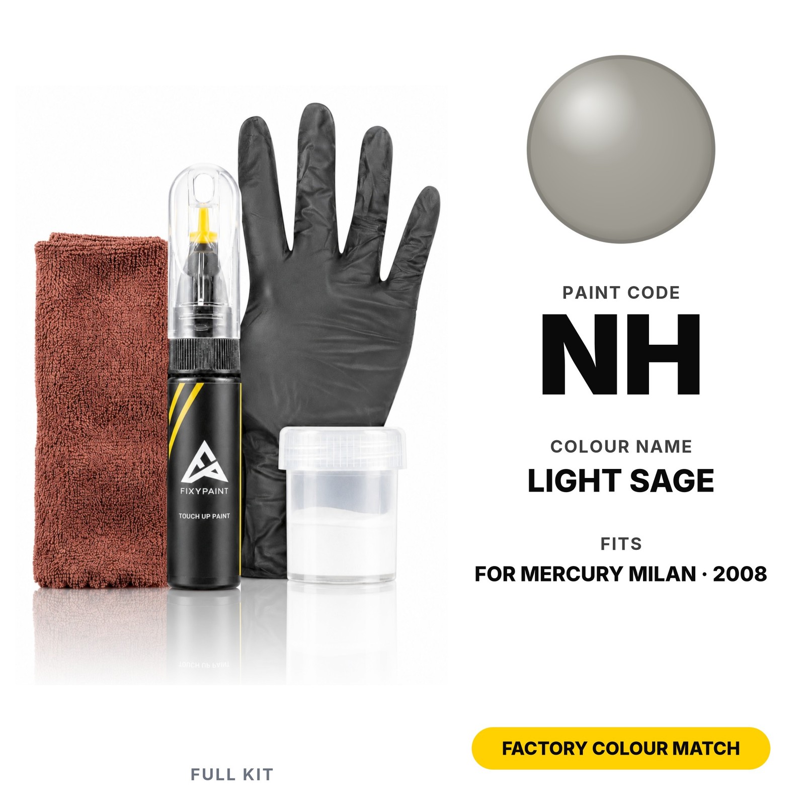 Touch Up Paint For Mercury Milan NH Light Sage Full Kit Ute Body Touch Up Paint