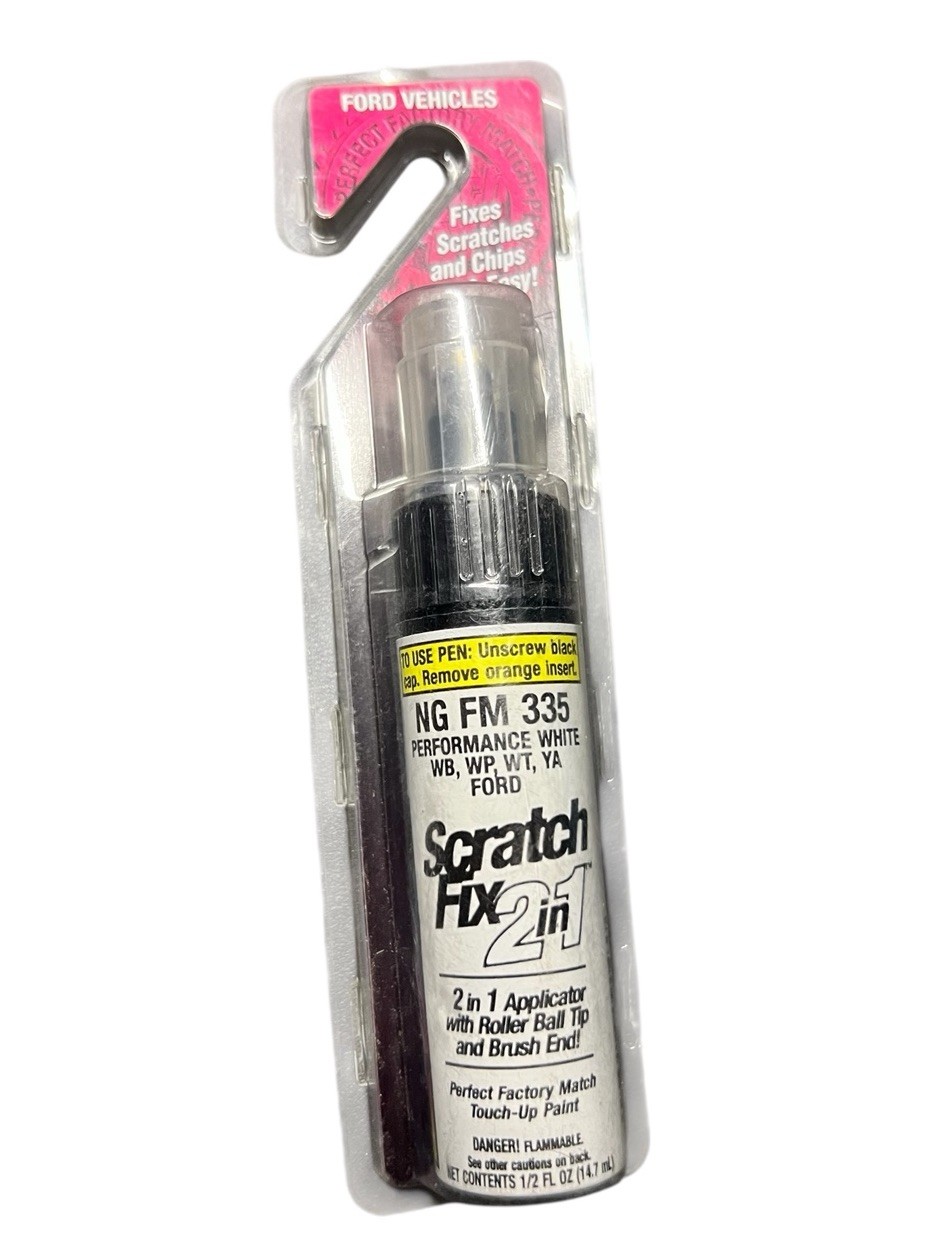 NEW Duplicolor 2in1 Touch Up Paint Fix WB WT WP YA FM 335 Ford Performance White
