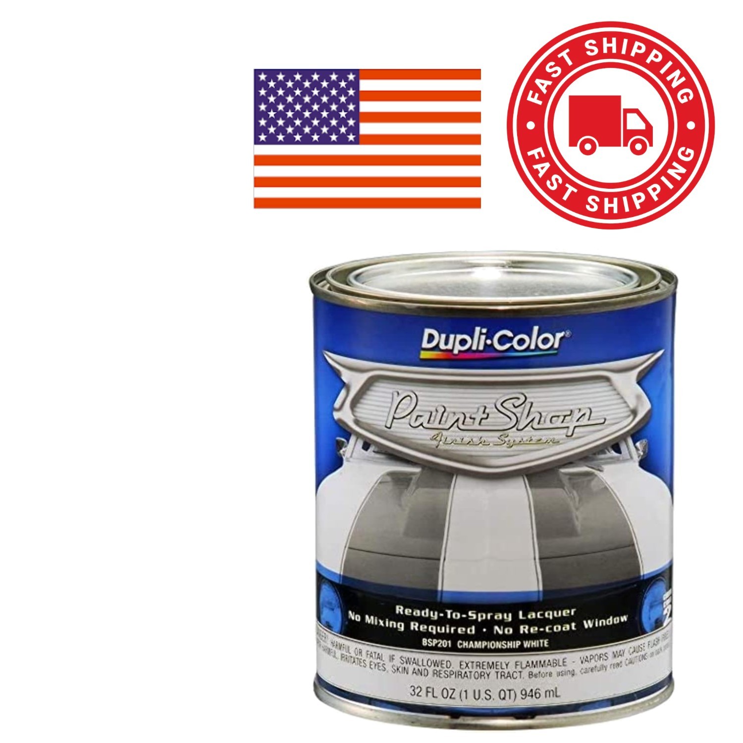 Versatile Championship White Lacquer Paint for Indoor and Outdoor Applications