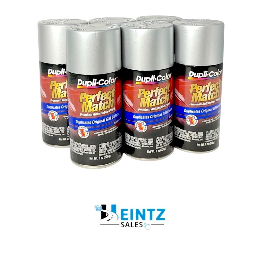 Duplicolor BGM0535 Perfect Match GM Silver Metallic 8 oz – 15 WA8914 (6 PACK)