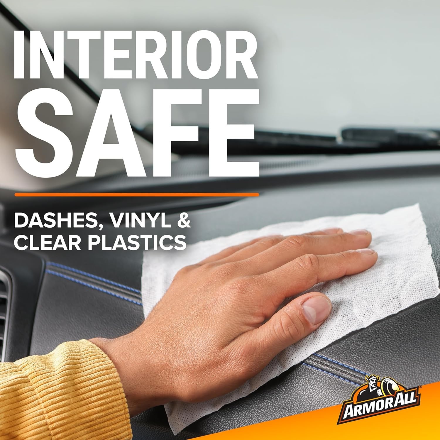 Armor All Car Cleaning Wipes, Wipes for Interior and Exterior, 90…