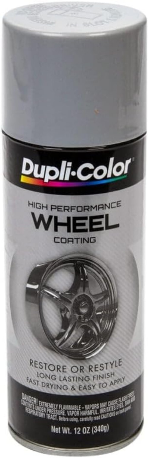 Durable Silver Wheel Coating Paint – 12 oz. Easy Application for Car Enthusiasts